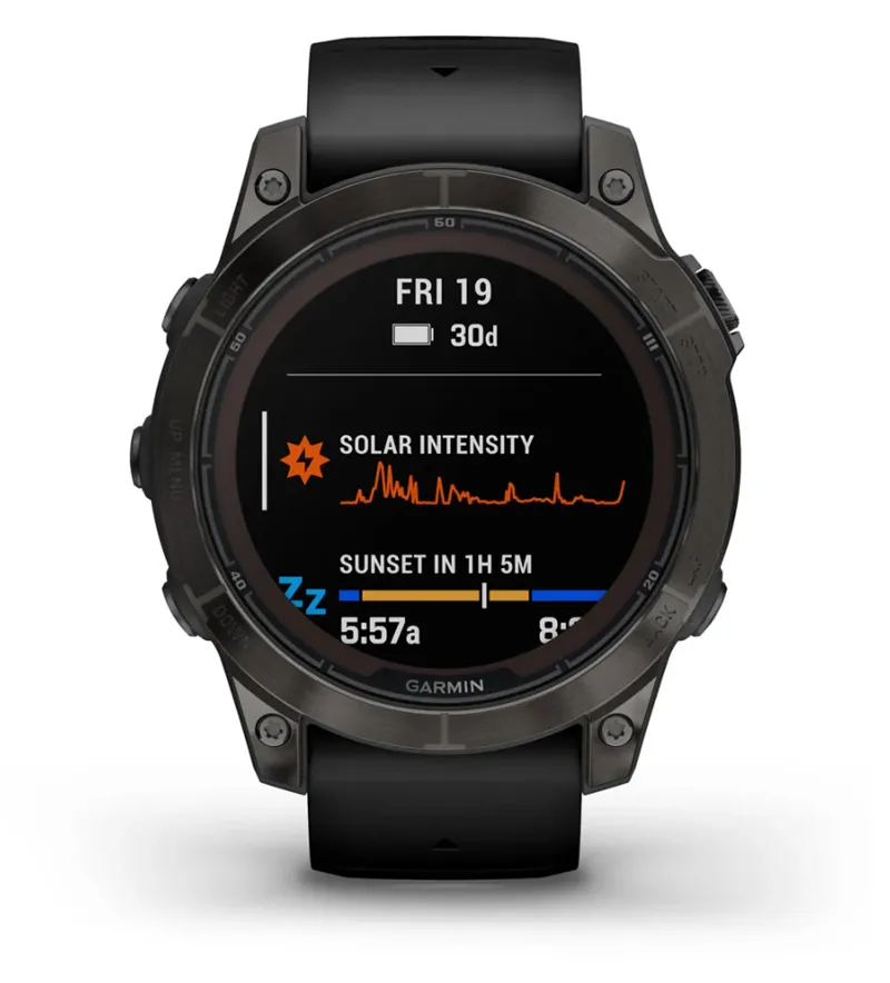 Garmin fenix 7 Pro Sapphire Solar Carbon Grey DLC Titanium with Black Band